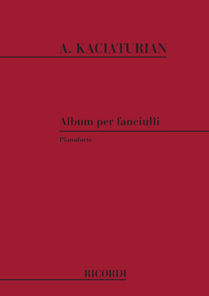 Album Per Fanciulli. Fasc. I